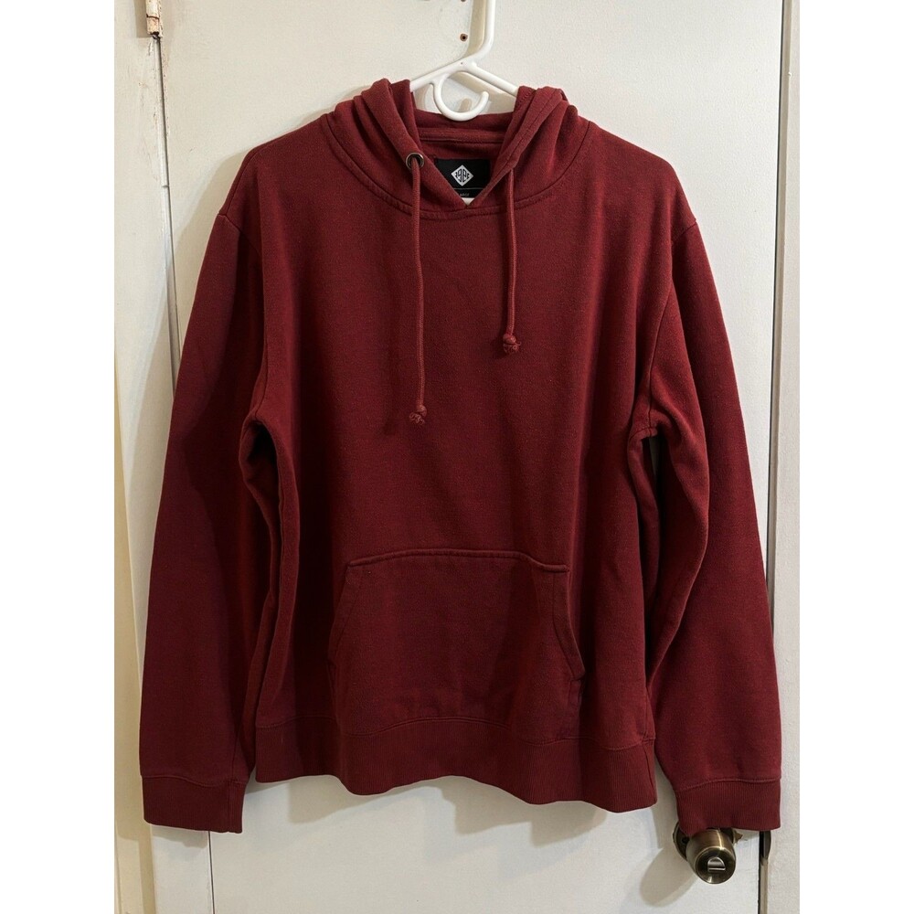 Men's Cotton On Pullover Drawstring Hoodie XL Red